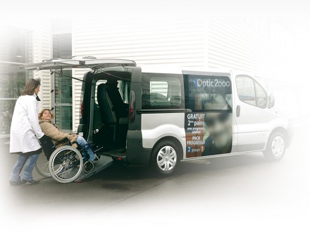 véhicule transport utilitaire handicapés pour les collectivités